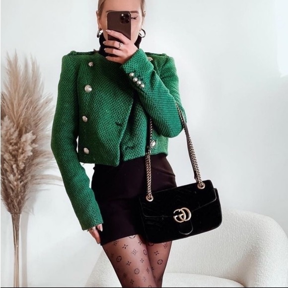 Zara Textured weave jacket - Picture 3 of 8